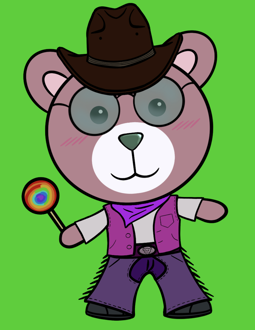 Best Polygon NFT Collection on Opensea - Jolly Teddy Party #2398