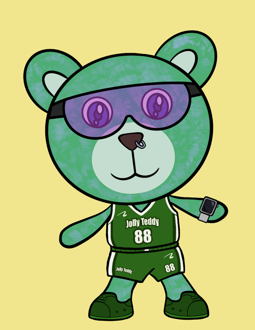 Best Polygon NFT Collection on Opensea - Jolly Teddy Party #2404