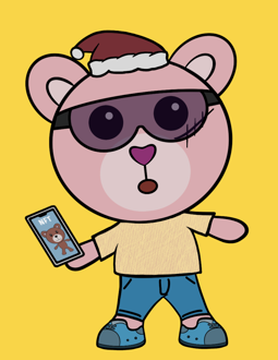 Best Polygon NFT Collection on Opensea - Jolly Teddy Party #2406