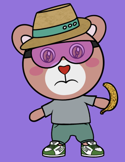 Best Polygon NFT Collection on Opensea - Jolly Teddy Party #2410