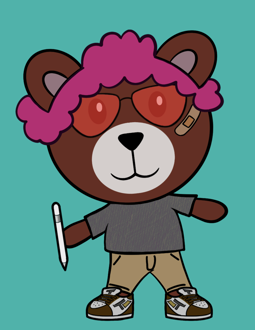 Best Polygon NFT Collection on Opensea - Jolly Teddy Party #2413