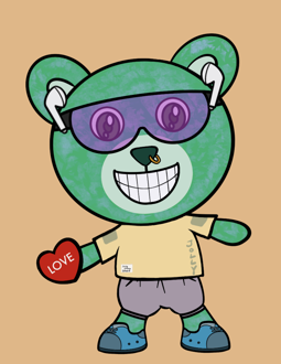 Best Polygon NFT Collection on Opensea - Jolly Teddy Party #242