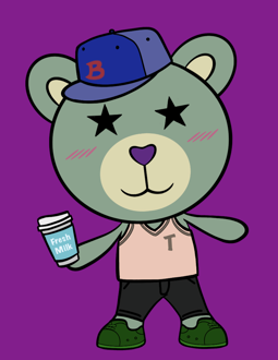 Best Polygon NFT Collection on Opensea - Jolly Teddy Party #2420