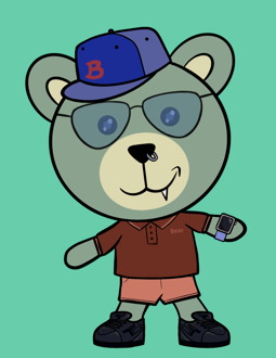 Best Polygon NFT Collection on Opensea - Jolly Teddy Party #2421