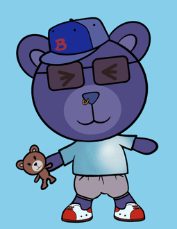 Best Polygon NFT Collection on Opensea - Jolly Teddy Party #2433
