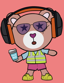 Best Polygon NFT Collection on Opensea - Jolly Teddy Party #2437