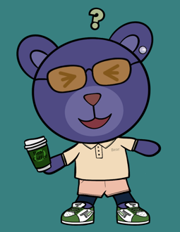 Best Polygon NFT Collection on Opensea - Jolly Teddy Party #2453