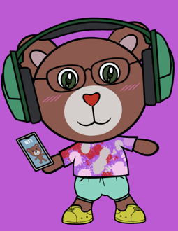 Best Polygon NFT Collection on Opensea - Jolly Teddy Party #2464