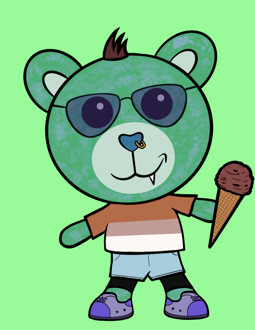 Best Polygon NFT Collection on Opensea - Jolly Teddy Party #247