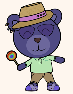 Best Polygon NFT Collection on Opensea - Jolly Teddy Party #2471