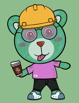 Best Polygon NFT Collection on Opensea - Jolly Teddy Party #2474
