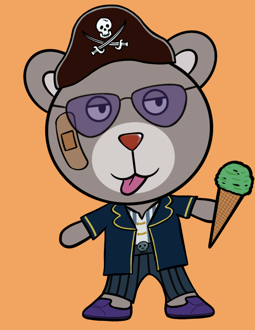 Best Polygon NFT Collection on Opensea - Jolly Teddy Party #2486