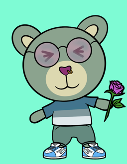 Best Polygon NFT Collection on Opensea - Jolly Teddy Party #2489