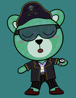 Best Polygon NFT Collection on Opensea - Jolly Teddy Party #2498
