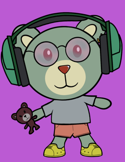 Best Polygon NFT Collection on Opensea - Jolly Teddy Party #2502