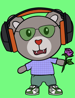 Best Polygon NFT Collection on Opensea - Jolly Teddy Party #2515