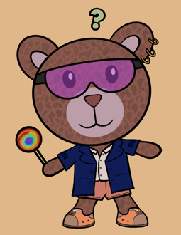 Best Polygon NFT Collection on Opensea - Jolly Teddy Party #2521
