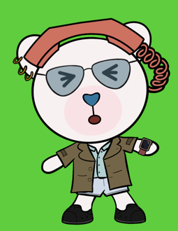 Best Polygon NFT Collection on Opensea - Jolly Teddy Party #253