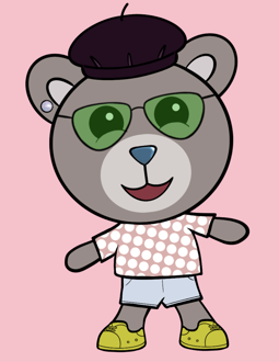Best Polygon NFT Collection on Opensea - Jolly Teddy Party #2536