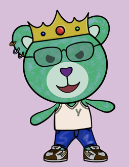 Best Polygon NFT Collection on Opensea - Jolly Teddy Party #2538