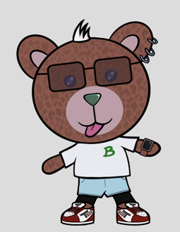 Best Polygon NFT Collection on Opensea - Jolly Teddy Party #2545