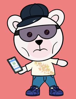 Best Polygon NFT Collection on Opensea - Jolly Teddy Party #2547