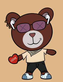 Best Polygon NFT Collection on Opensea - Jolly Teddy Party #2549
