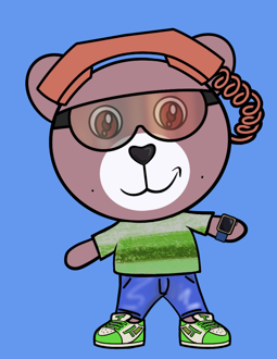 Best Polygon NFT Collection on Opensea - Jolly Teddy Party #257