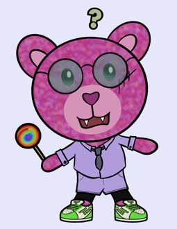 Best Polygon NFT Collection on Opensea - Jolly Teddy Party #2606