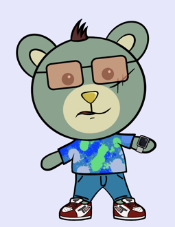 Best Polygon NFT Collection on Opensea - Jolly Teddy Party #2608