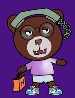 Best Polygon NFT Collection on Opensea - Jolly Teddy Party #2609