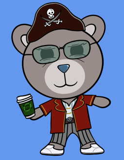Best Polygon NFT Collection on Opensea - Jolly Teddy Party #2611