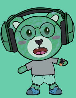 Best Polygon NFT Collection on Opensea - Jolly Teddy Party #2614