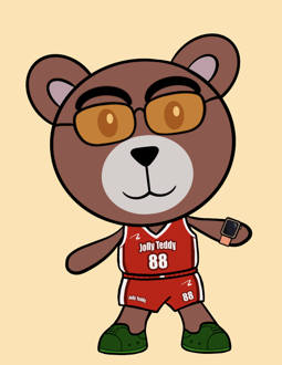 Best Polygon NFT Collection on Opensea - Jolly Teddy Party #2623
