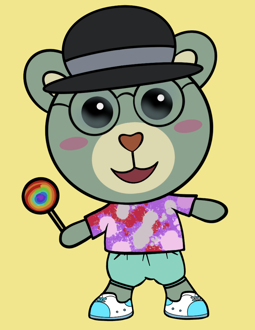 Best Polygon NFT Collection on Opensea - Jolly Teddy Party #2633