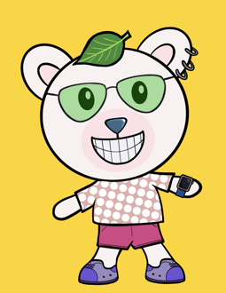 Best Polygon NFT Collection on Opensea - Jolly Teddy Party #2635