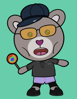 Best Polygon NFT Collection on Opensea - Jolly Teddy Party #2638