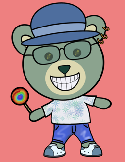 Best Polygon NFT Collection on Opensea - Jolly Teddy Party #2643