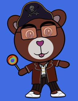 Best Polygon NFT Collection on Opensea - Jolly Teddy Party #2645