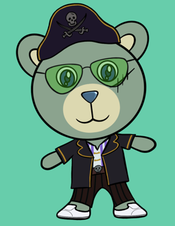 Best Polygon NFT Collection on Opensea - Jolly Teddy Party #2647