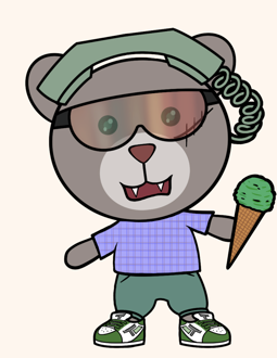 Best Polygon NFT Collection on Opensea - Jolly Teddy Party #2648