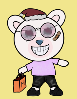 Best Polygon NFT Collection on Opensea - Jolly Teddy Party #2659