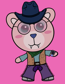 Best Polygon NFT Collection on Opensea - Jolly Teddy Party #2665
