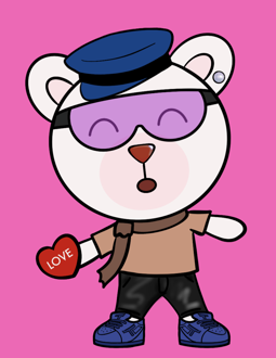 Best Polygon NFT Collection on Opensea - Jolly Teddy Party #2668