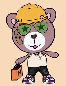 Best Polygon NFT Collection on Opensea - Jolly Teddy Party #2677