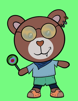 Best Polygon NFT Collection on Opensea - Jolly Teddy Party #2679