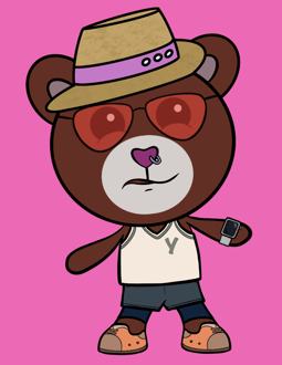 Best Polygon NFT Collection on Opensea - Jolly Teddy Party #2692
