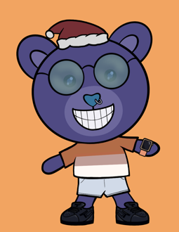 Best Polygon NFT Collection on Opensea - Jolly Teddy Party #2694