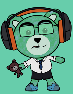 Best Polygon NFT Collection on Opensea - Jolly Teddy Party #2702