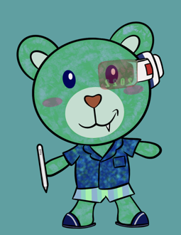Best Polygon NFT Collection on Opensea - Jolly Teddy Party #2703